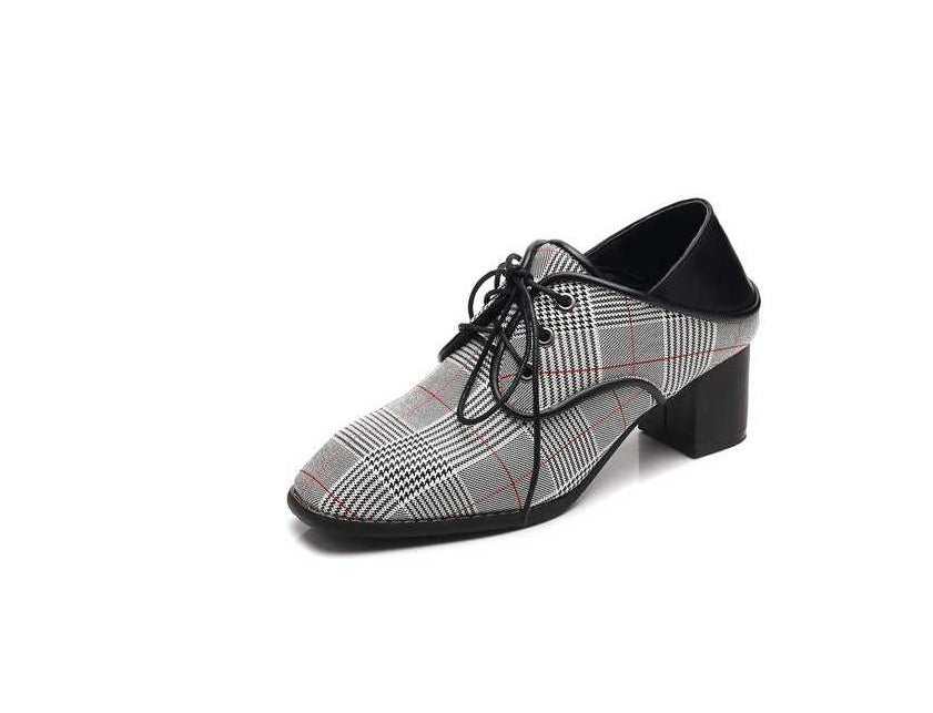 Spring New Single Shoes – Women’s Lazy Lace - Up Shoes Black