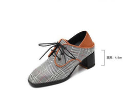 Spring New Single Shoes – Women’s Lazy Lace - Up Shoes Orange