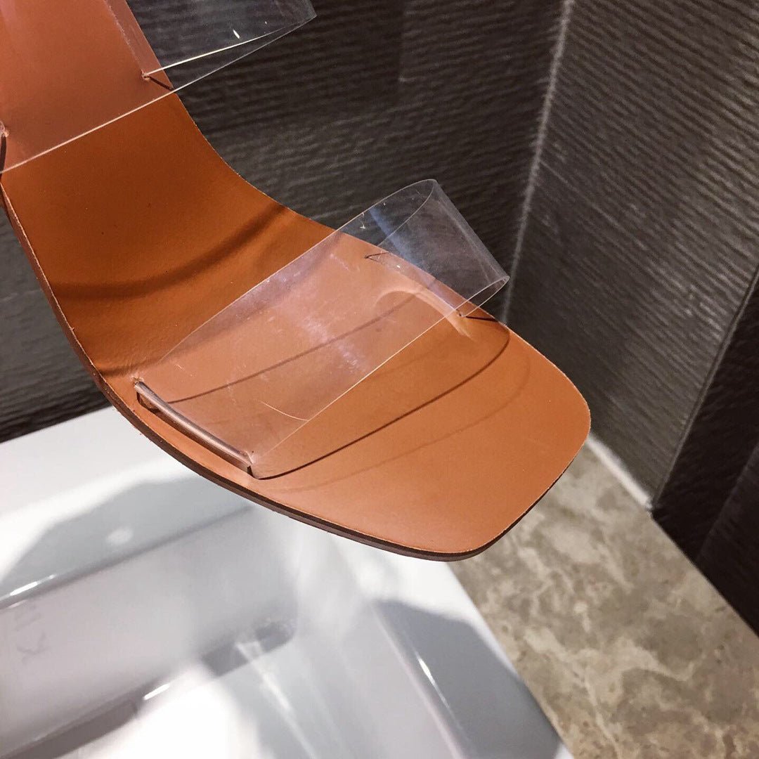 Stiletto High Heel Sandals – Elevate Your Elegance Brown