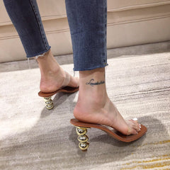 Stiletto High Heel Sandals – Elevate Your Elegance Brown