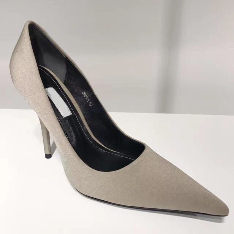 Stiletto High Heel Women's Shoes – Timeless Elegance and Style Apricot