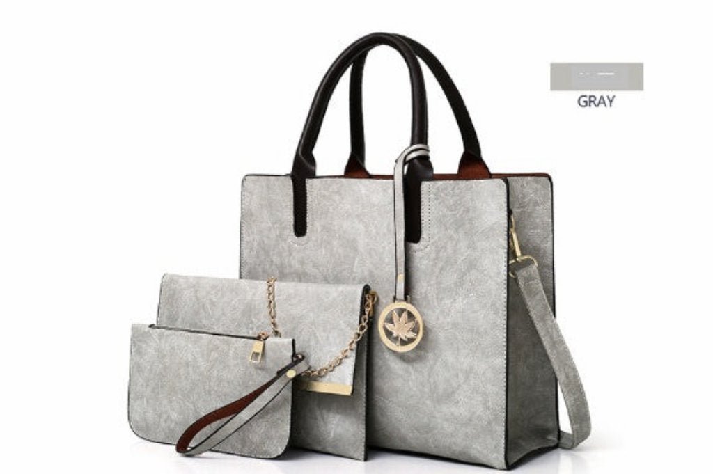 Stylish Chic Clutch Shoulder Bags Gray