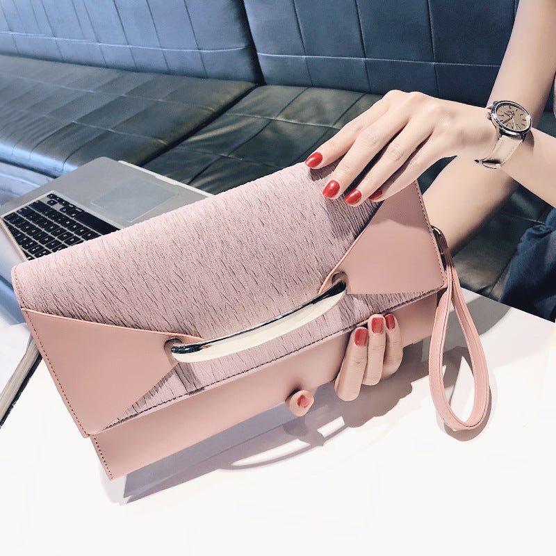 Stylish Clutch Bag Shoulder Messenger Bag for Everyday Use Pink