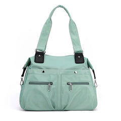 Stylish Clutch for Shopping and Travel Essentials Light Green