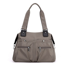Stylish Clutch for Shopping and Travel Essentials Brown