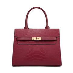 Stylish Large Capacity Clutch Bag for Summer Weddings and Commutes Dark Red