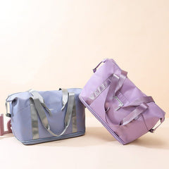 Stylish Portable Travel Bag with Generous Capacity for Short - Haul Adventures Grey