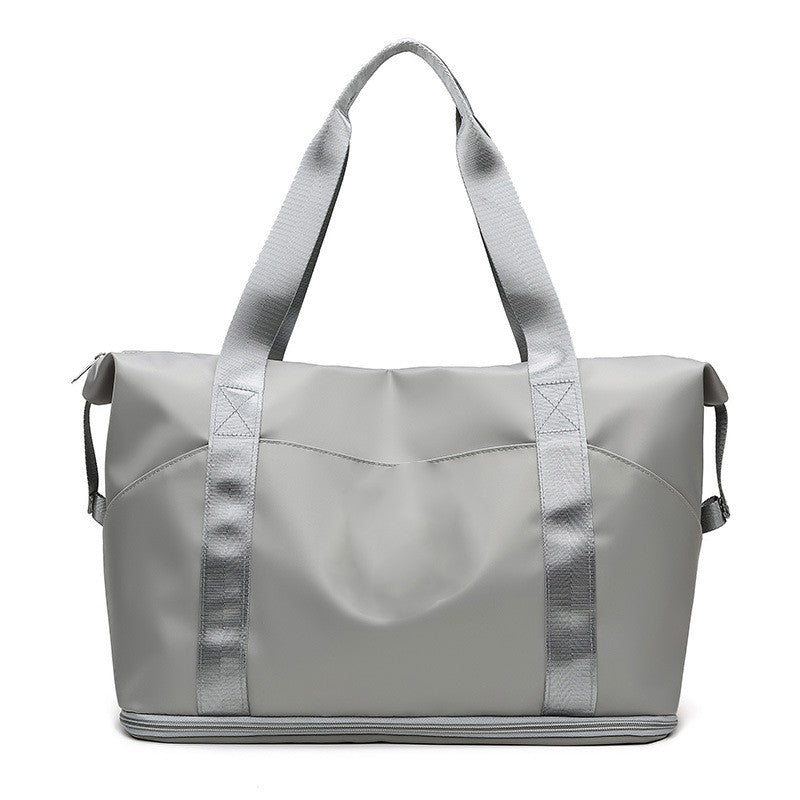 Stylish Portable Travel Bag with Generous Capacity for Short - Haul Adventures Grey