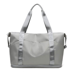 Stylish Portable Travel Bag with Generous Capacity for Short - Haul Adventures Grey