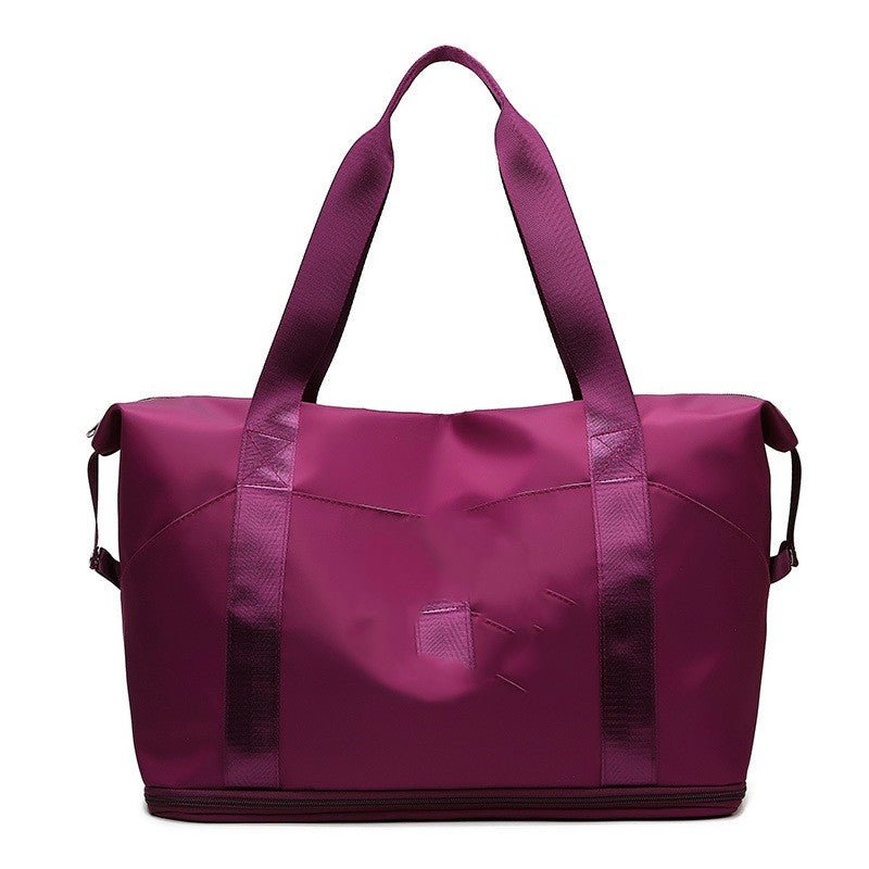 Stylish Portable Travel Bag with Generous Capacity for Short - Haul Adventures Grape violet