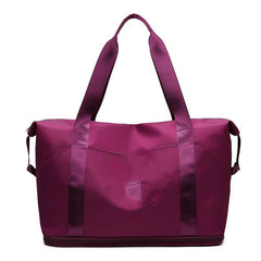 Stylish Portable Travel Bag with Generous Capacity for Short - Haul Adventures Grape violet