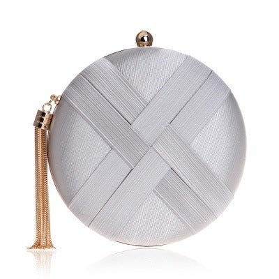 Tassel Clutch Bag A sliver