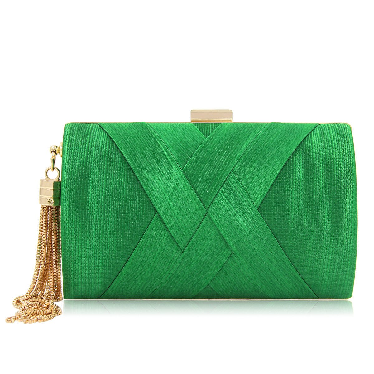 Tassel Clutch Bag Light green