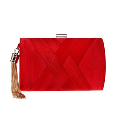 Tassel Clutch Bag gules