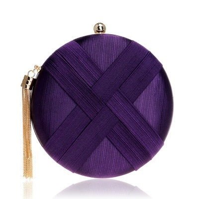 Tassel Clutch Bag A violet