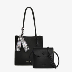 Texture Combo Bags: All - Matching and Large Capacity Black