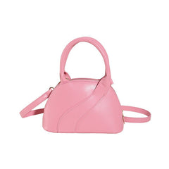 Textured Special - interest Design Shell Bag Handbag Pink