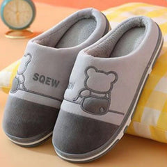 Thermal Fleece - lined Non - slip Slippers for Rainy Days Winter Bliss Coffee Starry Style