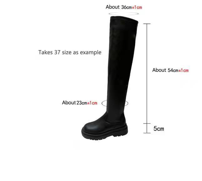 Thick Sole Knee High Boots For Women Over The Knee Boots