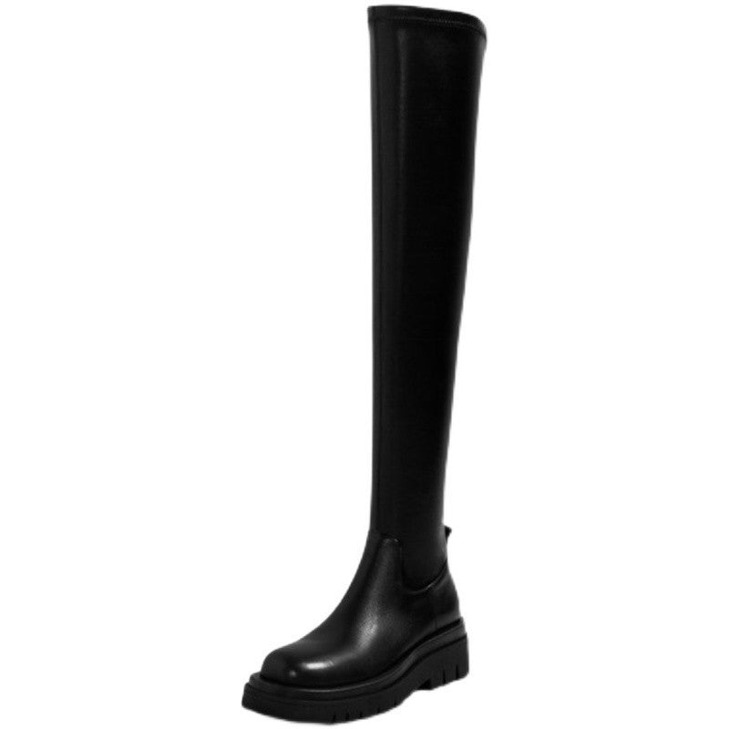 Thick Sole Knee High Boots For Women Long Boots