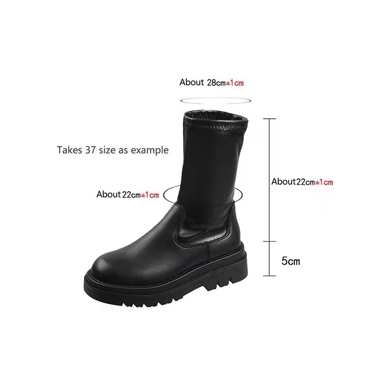 Thick Sole Knee High Boots For Women Long Boots