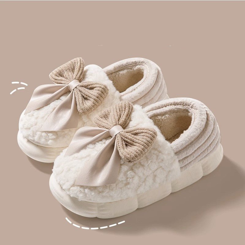 Thick - soled Platform Slippers Indoor And Outdoor Garden Walking Shoes White