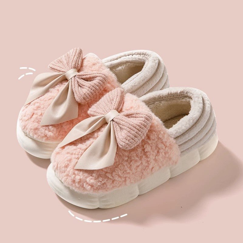 Thick - soled Platform Slippers Indoor And Outdoor Garden Walking Shoes Pink