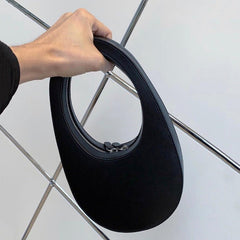 Three - Dimensional Egg - Shaped Snake Print Clutch Brown