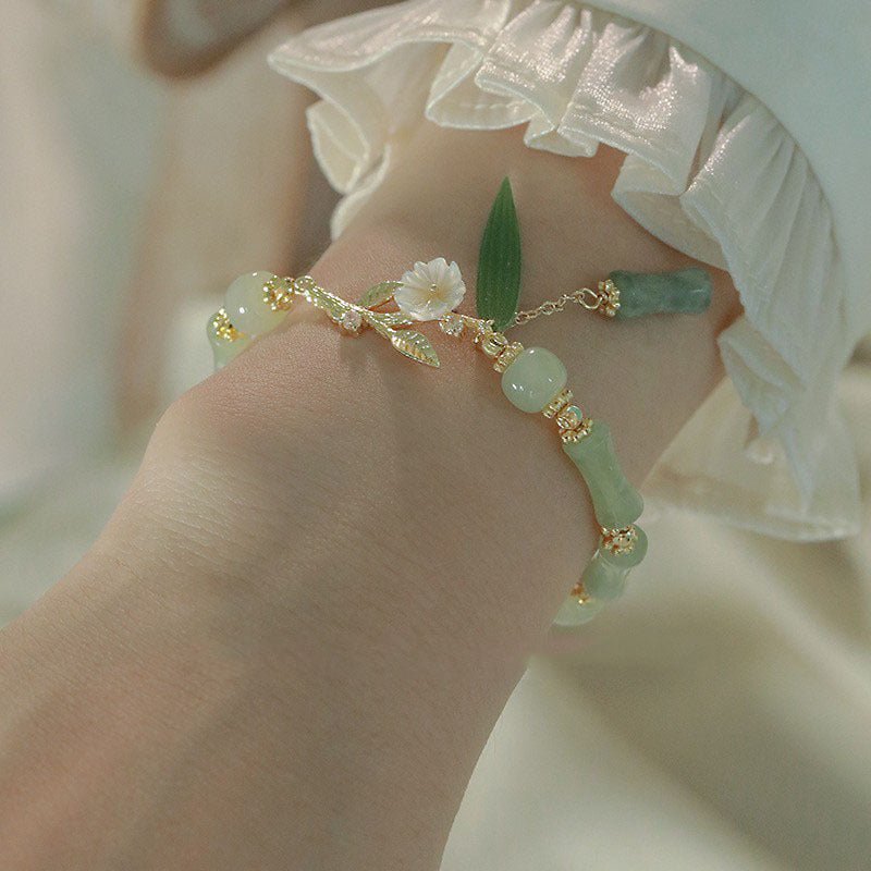 Traditional Bamboo Bracelet with Chinese Style Elegance - LuxeBeautyProduct