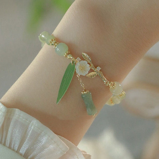 Traditional Bamboo Bracelet with Chinese Style Elegance - LuxeBeautyProduct