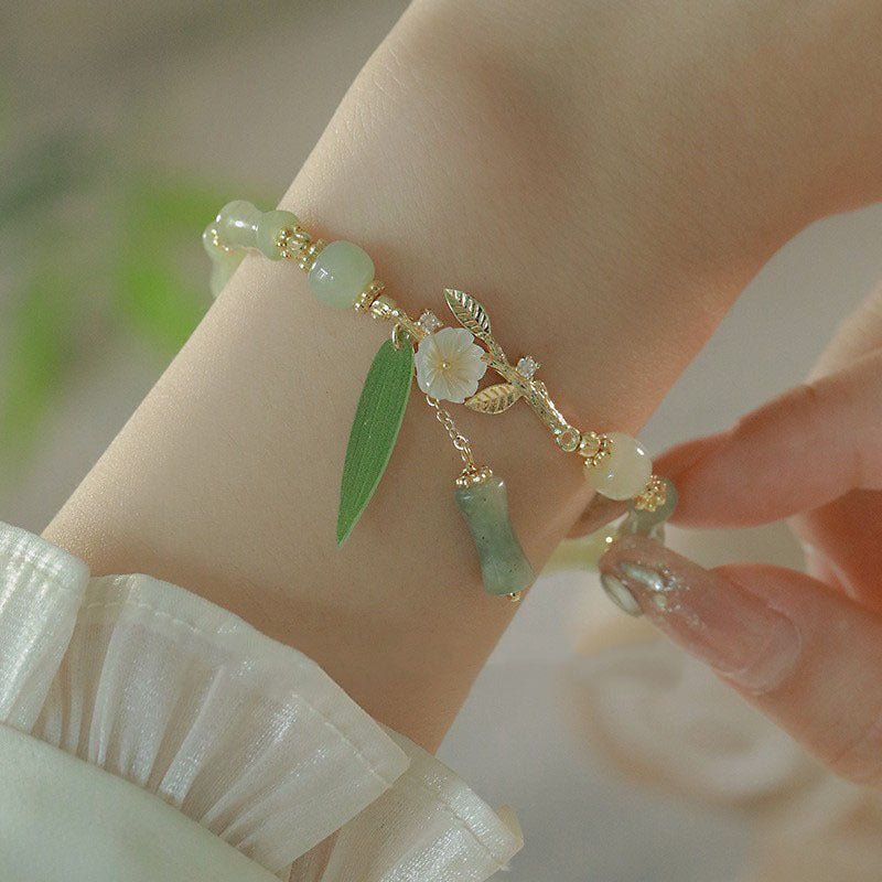 Traditional Bamboo Bracelet with Chinese Style Elegance - LuxeBeautyProduct