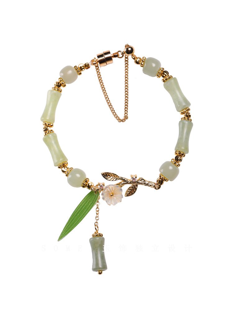 Traditional Bamboo Bracelet with Chinese Style Elegance - LuxeBeautyProduct
