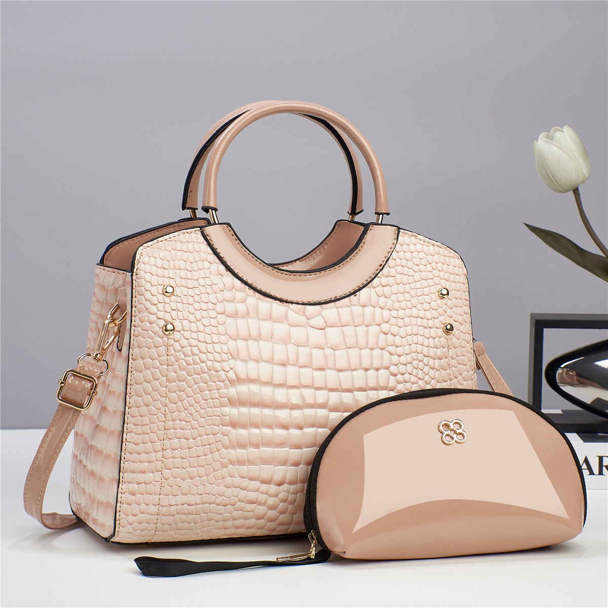 Trendy Clutch Cross - Body Bag for Moms and Kids Black