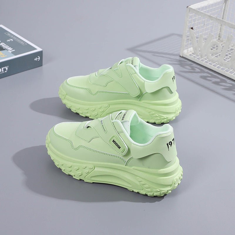 Velcro Old Soft Sole Casual Women's Shoes for Effortless Movement Green