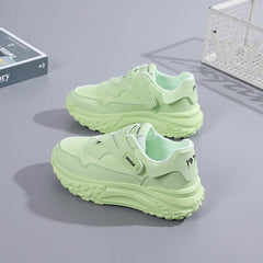 Velcro Old Soft Sole Casual Women's Shoes for Effortless Movement Green