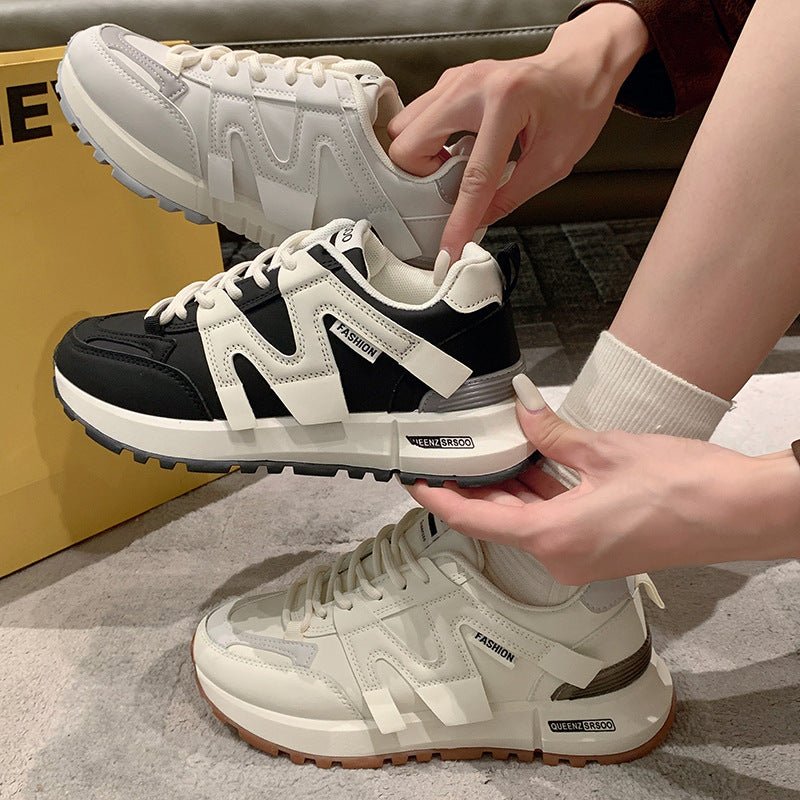 Vintage Sneakers Lightweight German Training Shoes Dad Shoes Women Gray