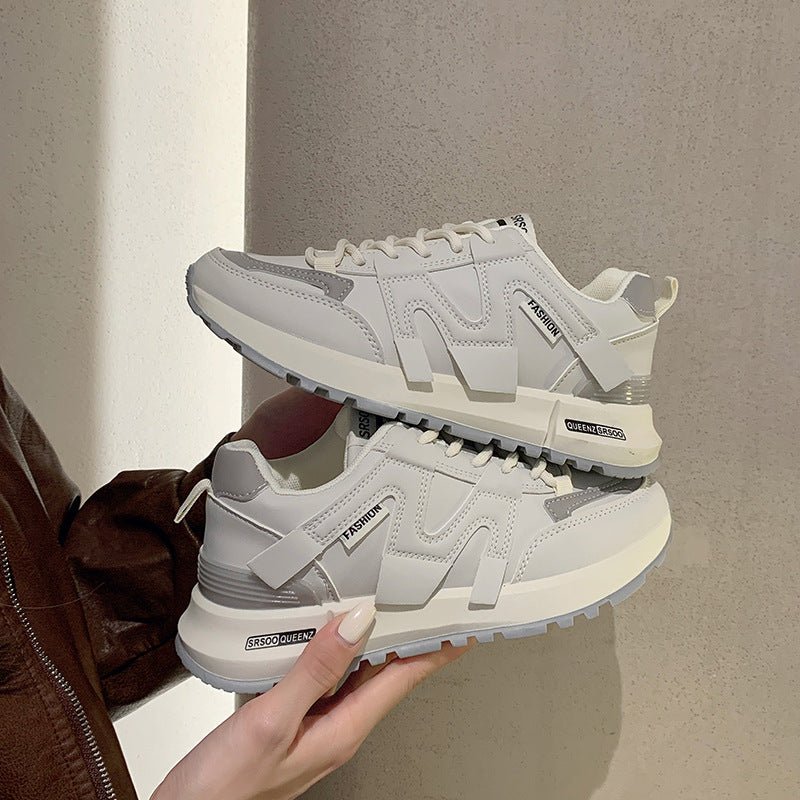 Vintage Sneakers Lightweight German Training Shoes Dad Shoes Women Gray