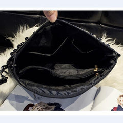 Women's Black Clutch Bag All - match Portable Black