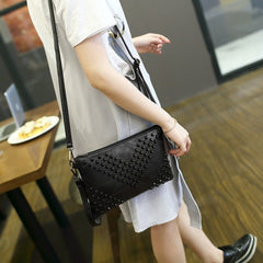 Women's Black Clutch Bag All - match Portable Black