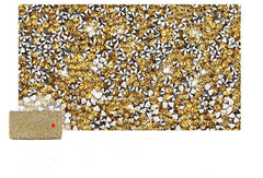 Women's Bright Face Clutch With Diamond Chain Black