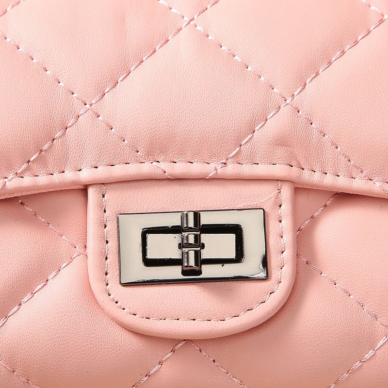 Women's Classic Style Rhombus Wallet Short Clutch Black