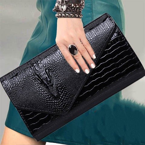 Women's clutch bag 6001 black