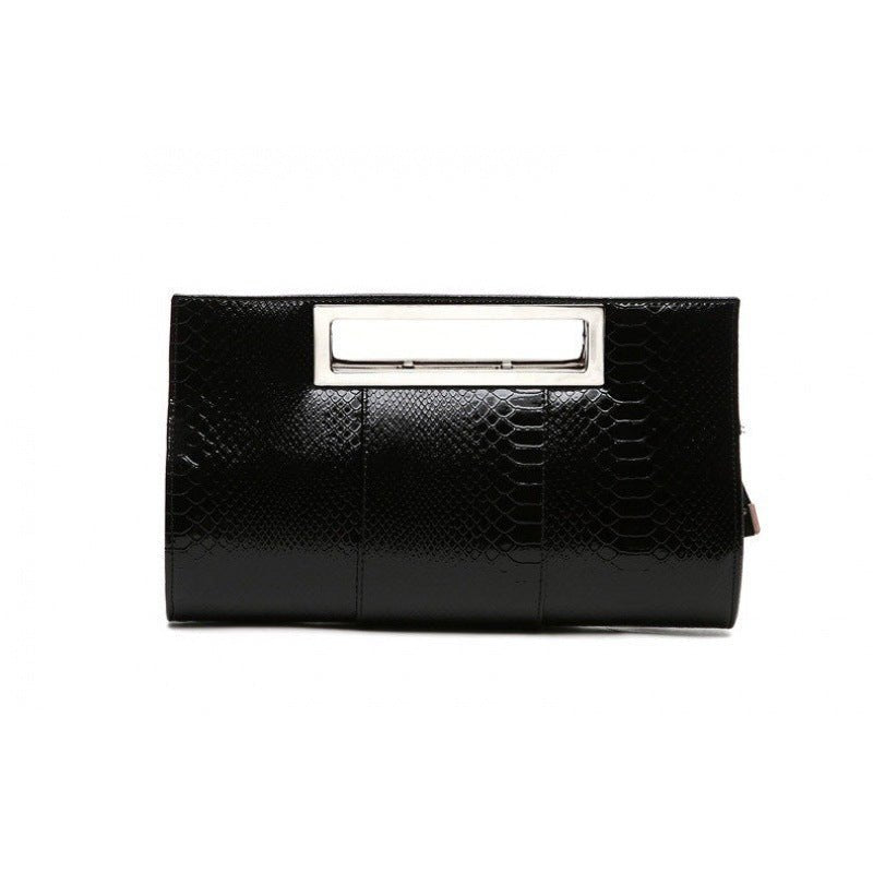Women's Clutch Large Capacity Portable Elegant Black