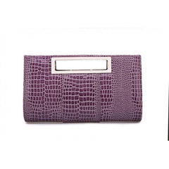 Women's Clutch Large Capacity Portable Charming Purple