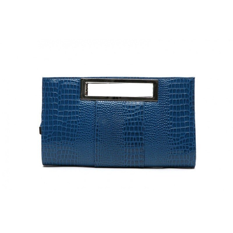 Women's Clutch Large Capacity Portable Ocean Blue
