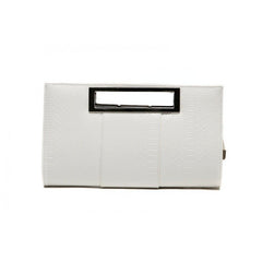 Women's Clutch Large Capacity Portable White