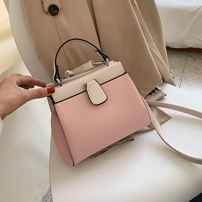 Women's Clutch Shoulder Bag - Stylish Messenger Design Pink