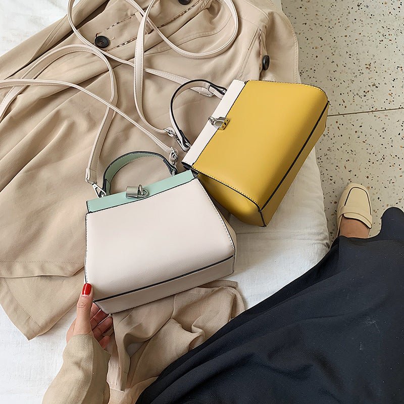 Women's Clutch Shoulder Bag - Stylish Messenger Design Yellow