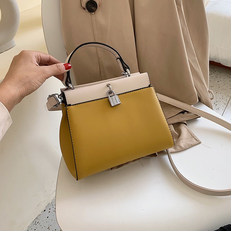 Women's Clutch Shoulder Bag - Stylish Messenger Design Yellow