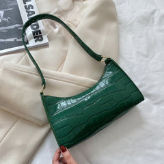 Women's Clutch - Simple Small Underarm & Shoulder Bag for Ladies Green